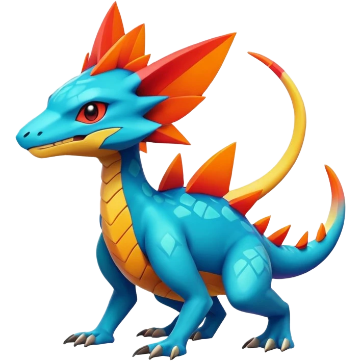  bright edgy exotic Fakémon-Pokémon-Vernid-creature emoji