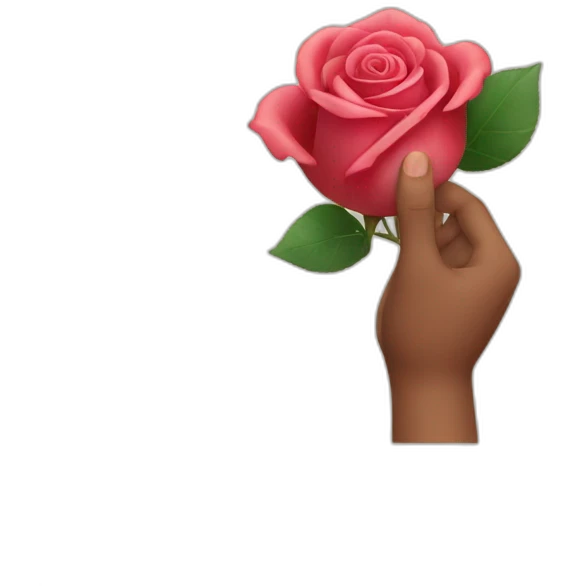 Rose giving hand  emoji