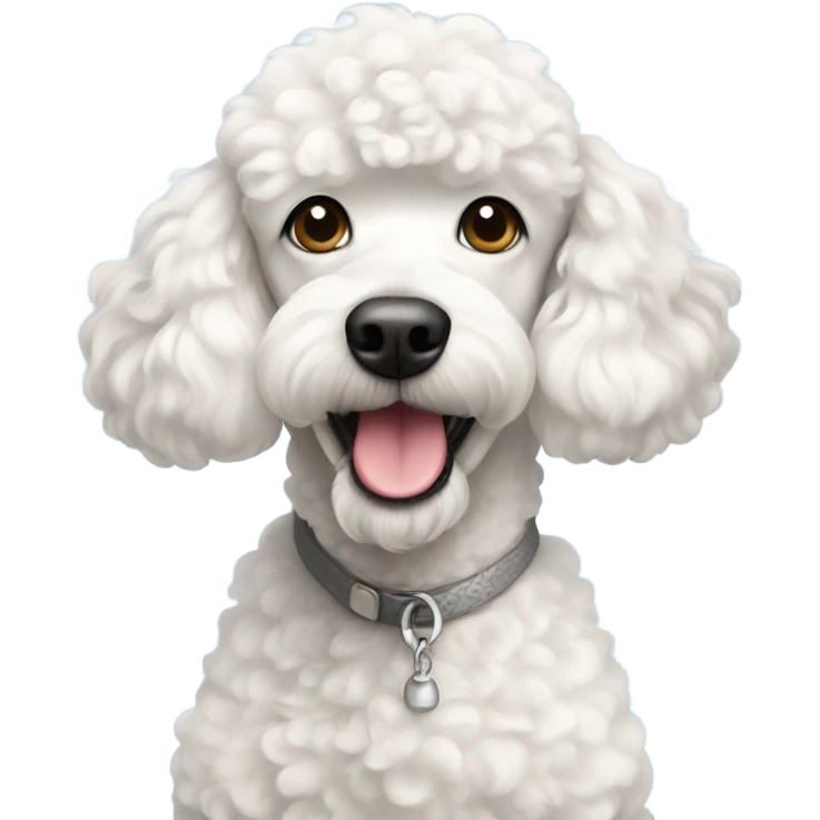 White Poodle emoji