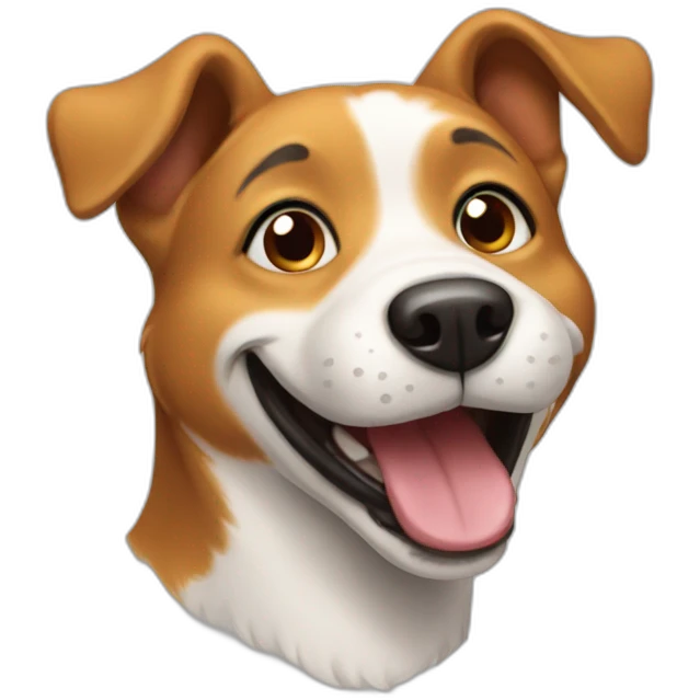 Happy dog emoji