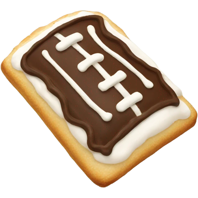 Football pop tart emoji