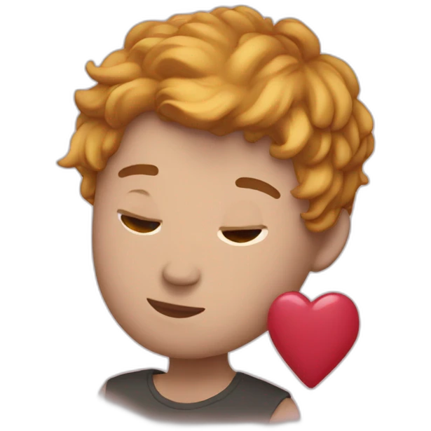 Fallen in love emoji