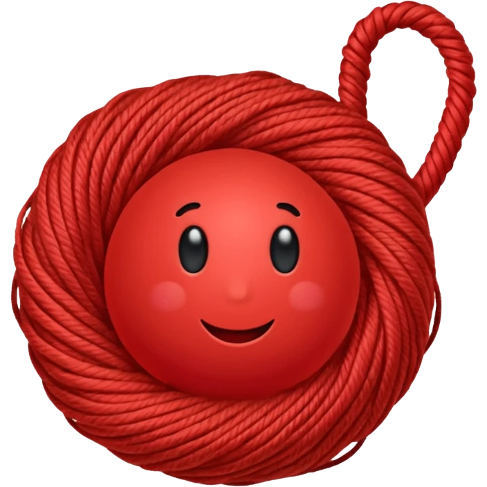 red ball of yarn emoji