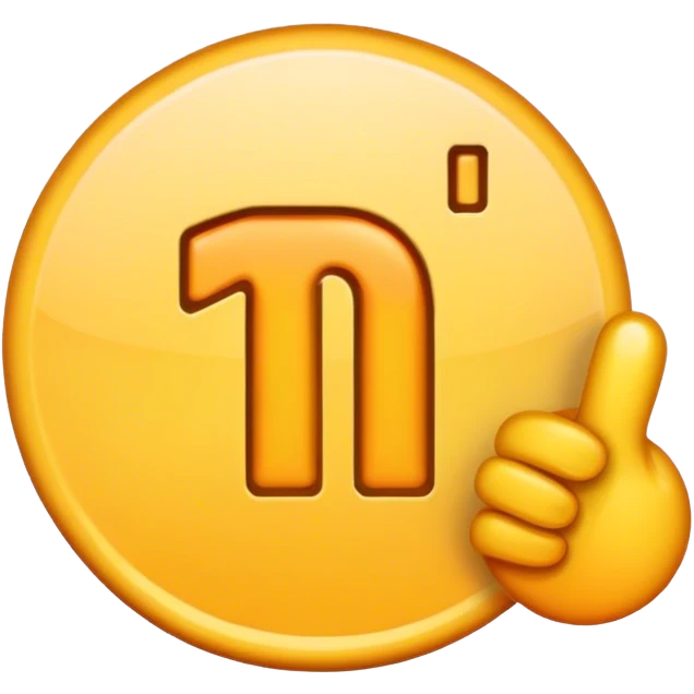Numeric plus one emoji