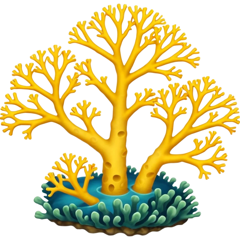 yellow Corals emoji
