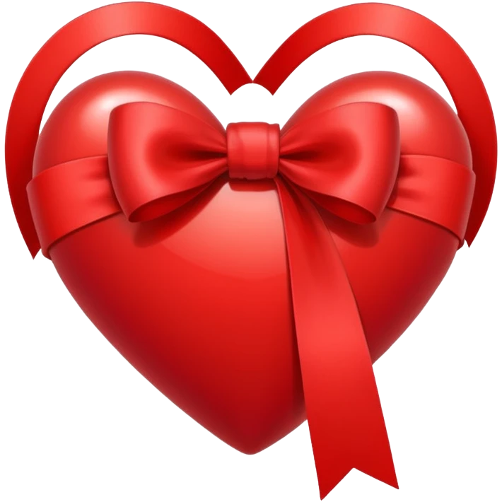 heart with a bow emoji