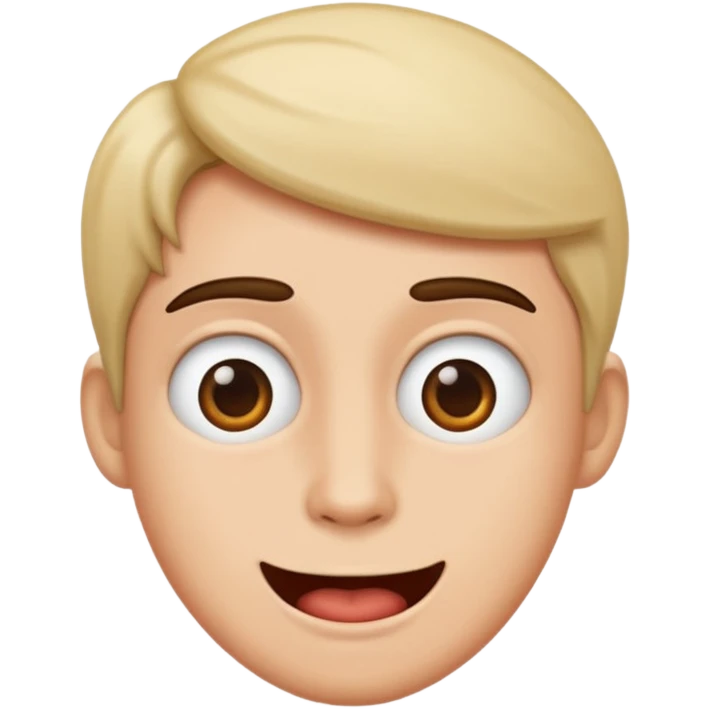 Silly face  emoji
