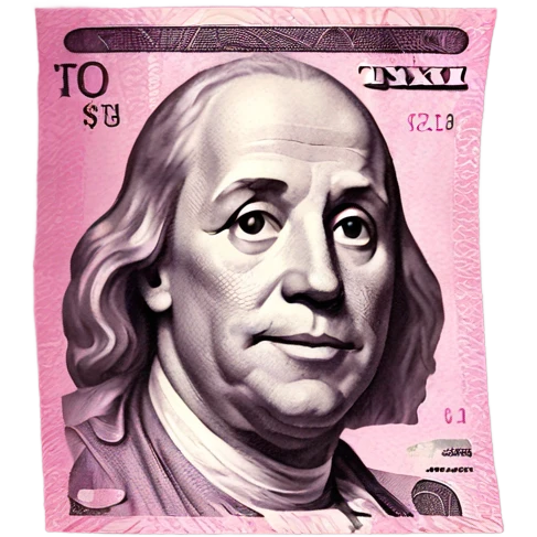 pink dollar bill  emoji