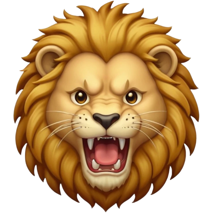 Aggressive full Lion emoji