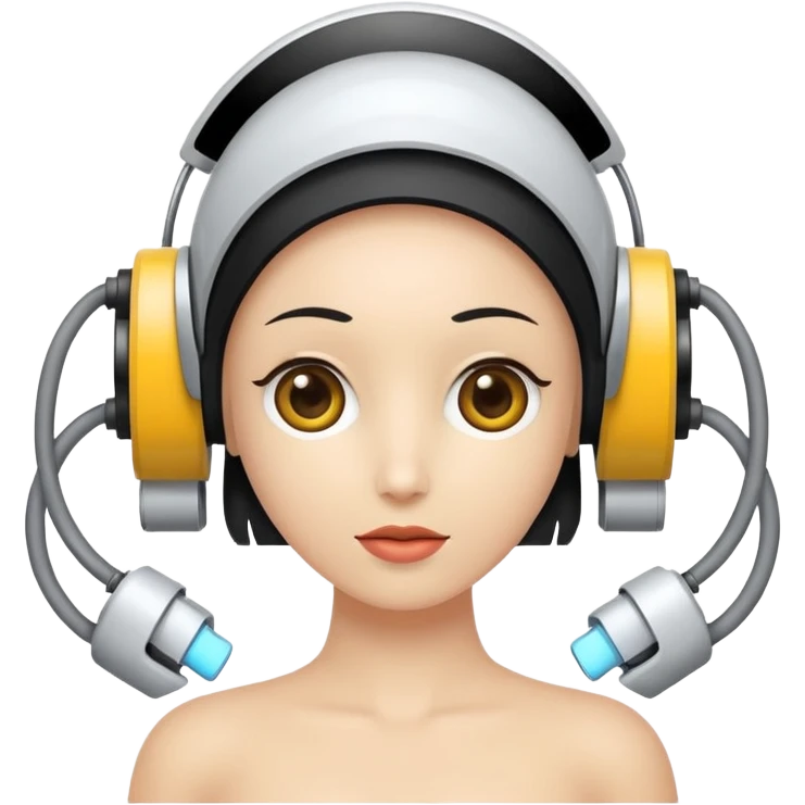 Make a girl showing her boobs naked emoji