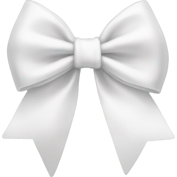 White bow emoji