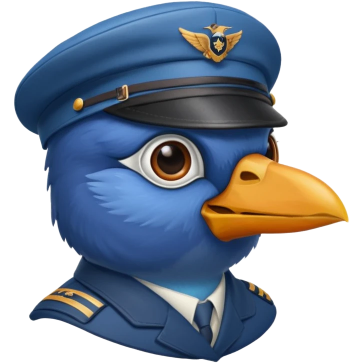 pilot bird emoji