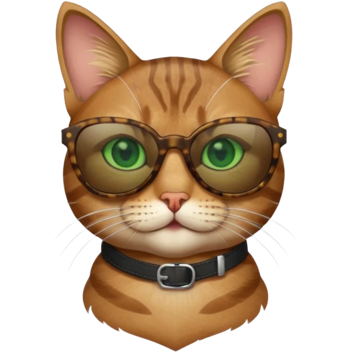 Cat wearing sunglasses emoji