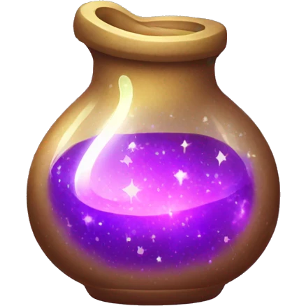sparkly magic potion emoji