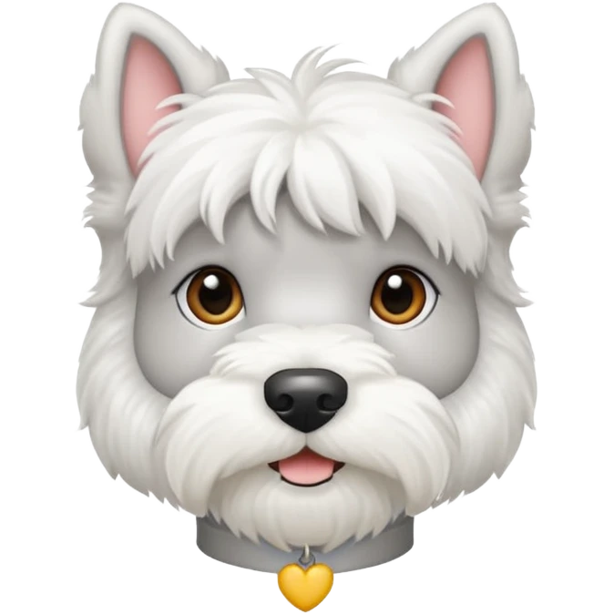 schnauzerwhite mini schnauzer emoji
