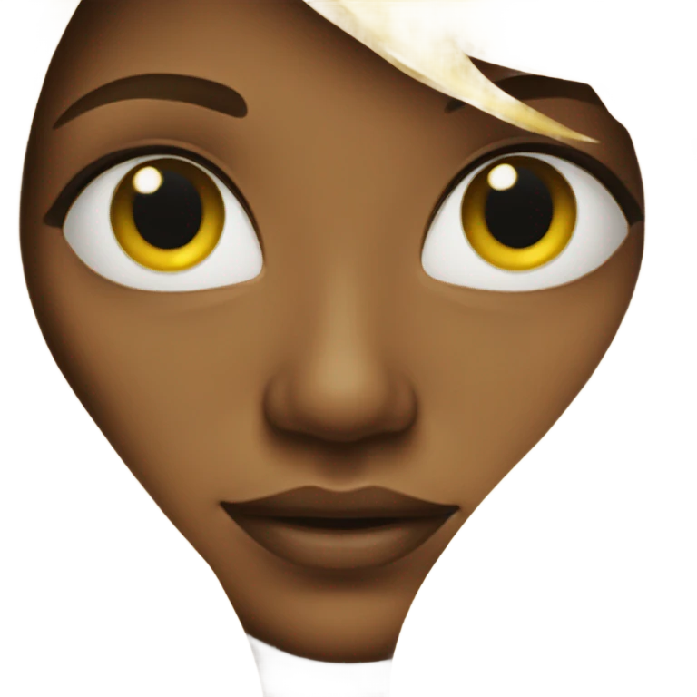 Yellow long hair women emoji