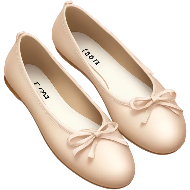 Chanel ballet flats emoji