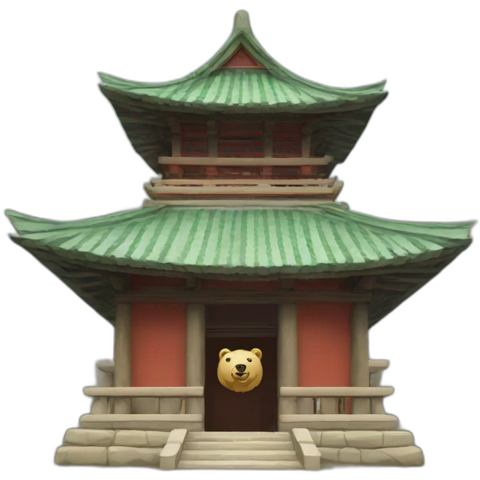 bear temple emoji