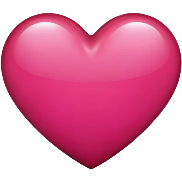 Dark red pink heart emoji