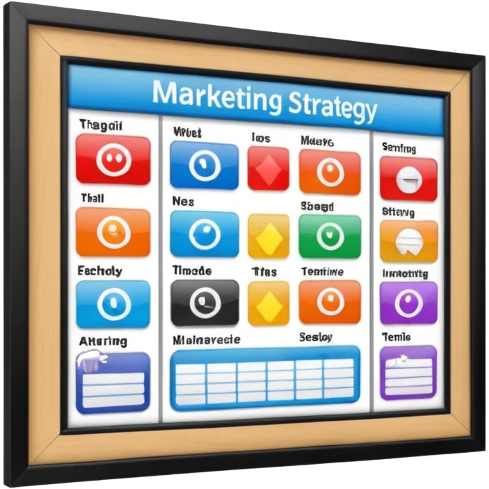 strategy marketing bord emoji