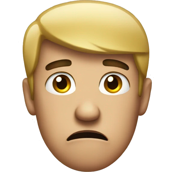 Annoyed confused  emoji