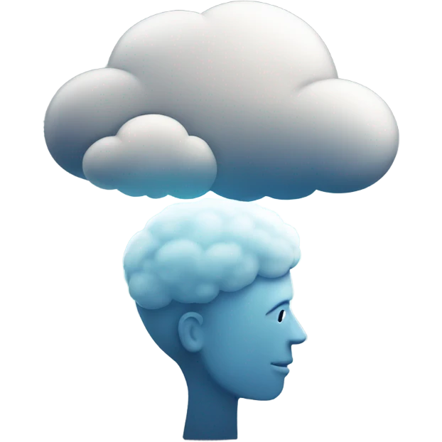 Head with a dream bubble emoji