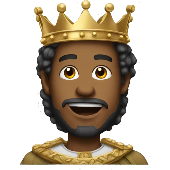 crazy king emoji