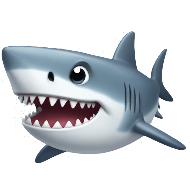 Cute shark emoji