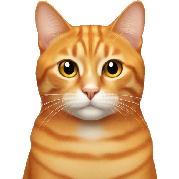 Orange cat emoji