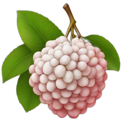 LYCHEE fruit emoji
