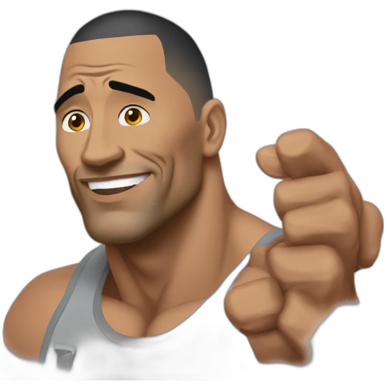 the rock johnson emoji