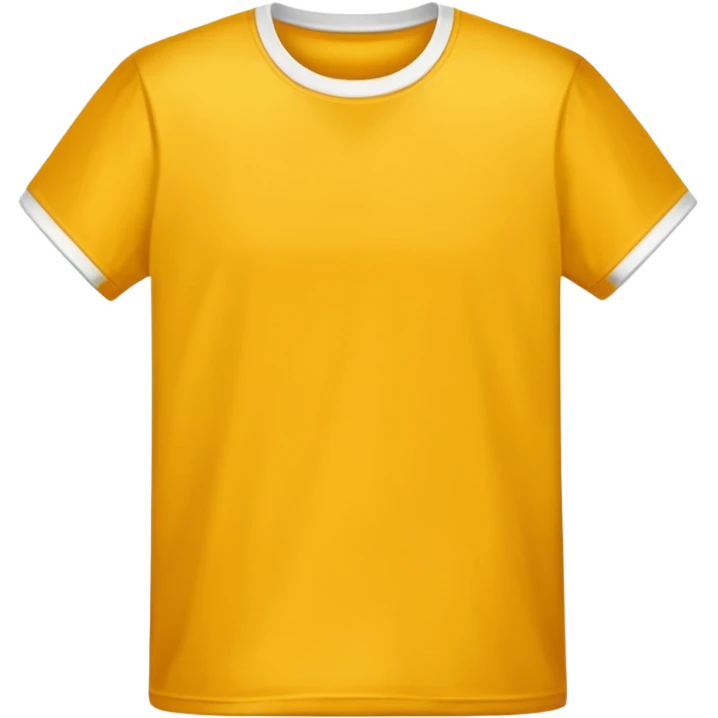 gold and white T Shirt  emoji
