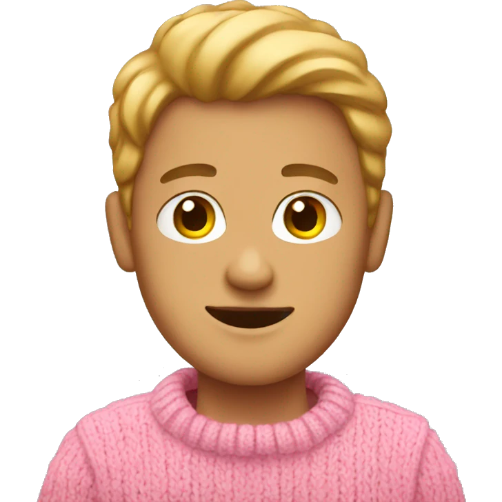 Pink sweater  emoji