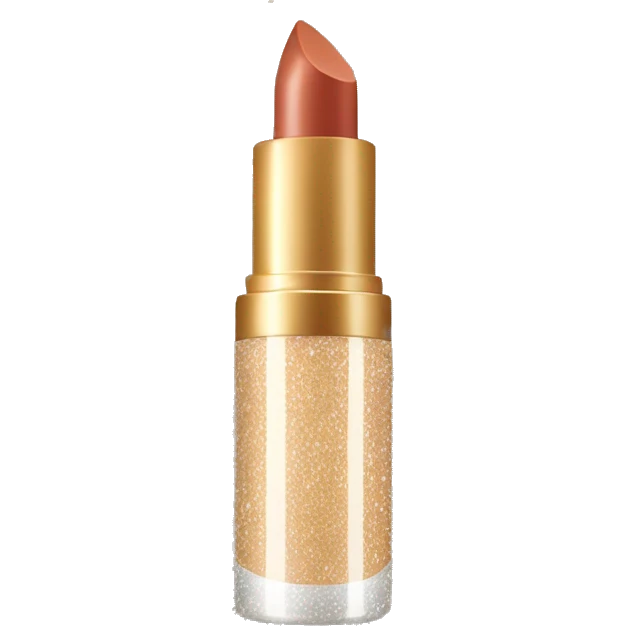 beige sparkly lipgloss container emoji