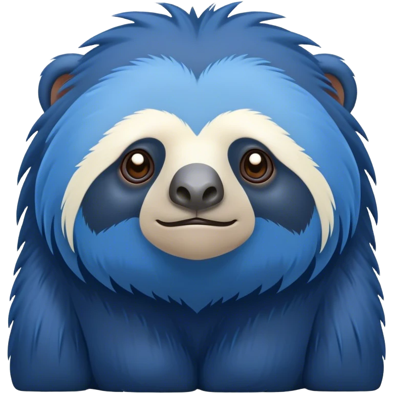 blue sloth bear emoji