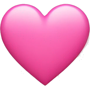 Pink heart emoji