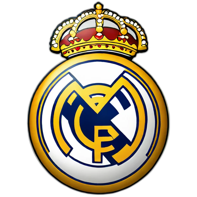 Real Madrid football emblem emoji