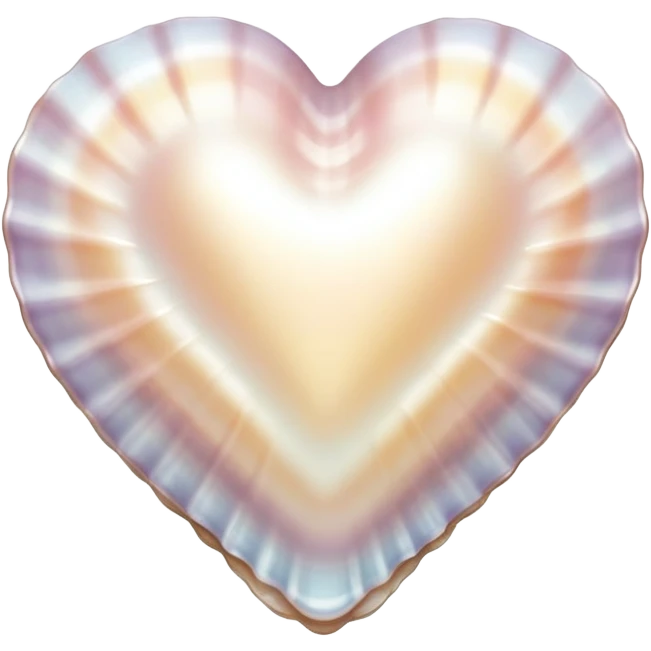 heart shaped shell emoji