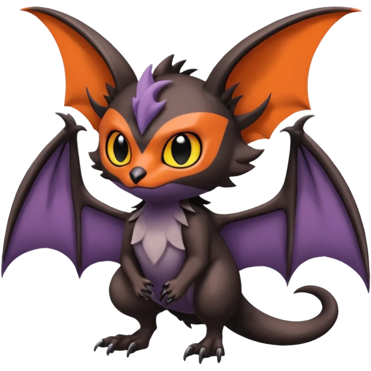  Noibat-Noivern-Trico-Litten-Hybrid with huge bat wings for ears emoji