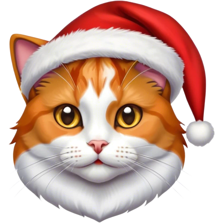 Xmas cat emoji