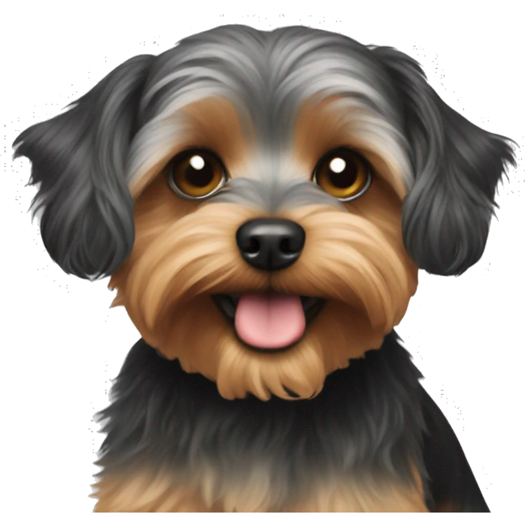 Yorkie poo emoji