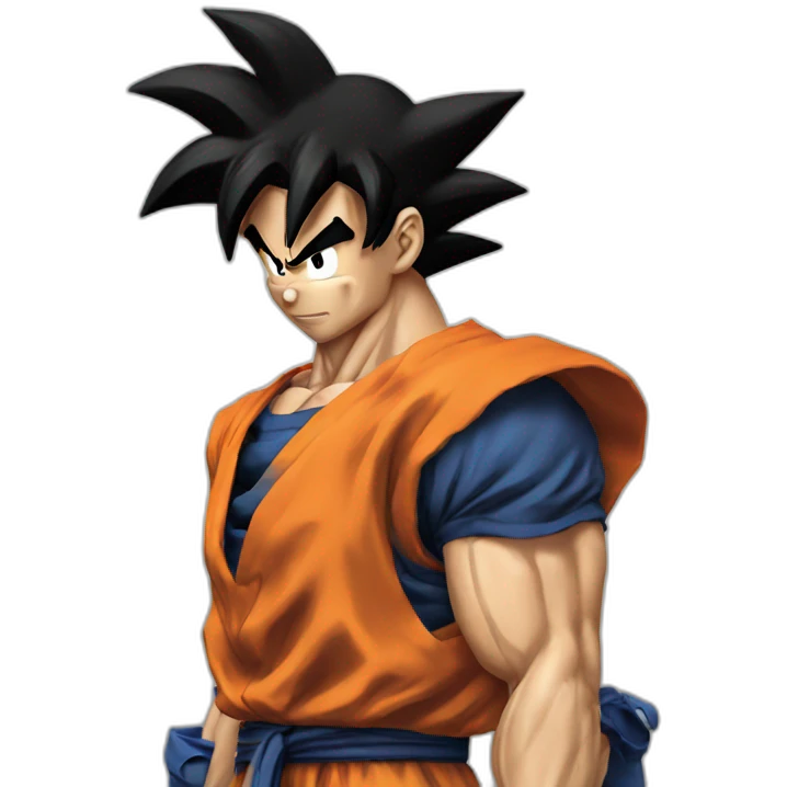does goku clean nuts? emoji