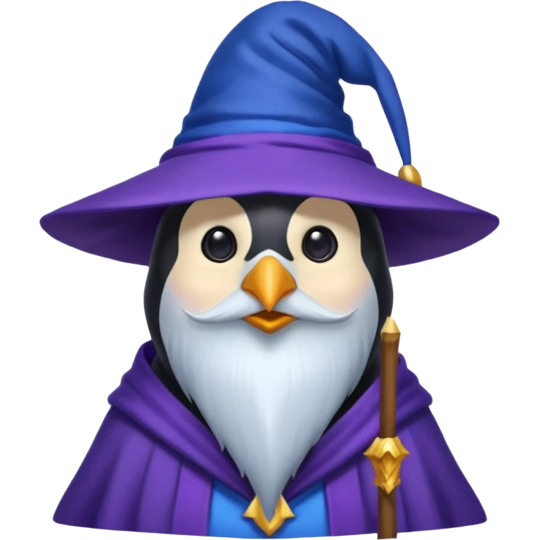 Penguin Wizard emoji