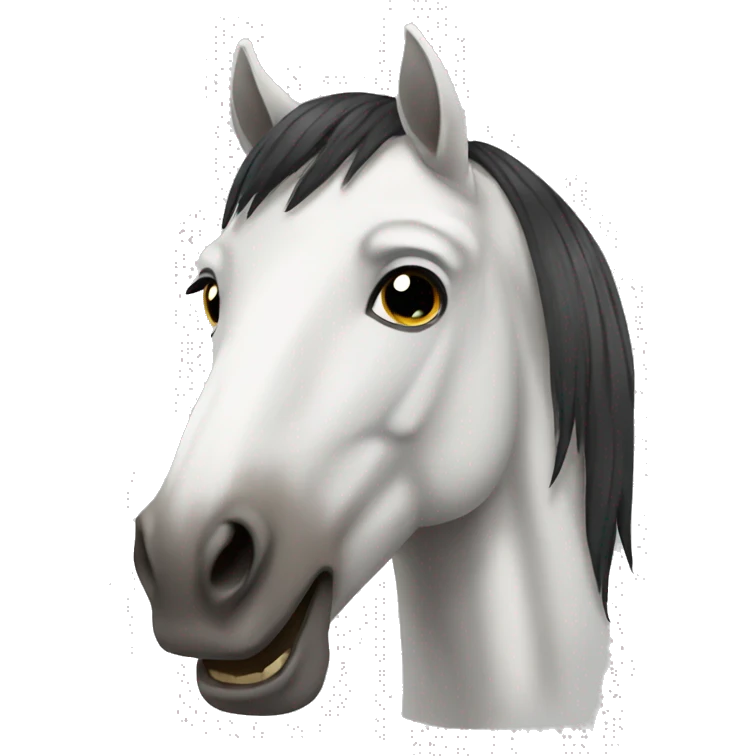 A horse emoji