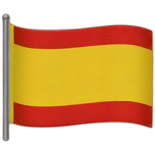 Flag with yellow and red horizontal emoji