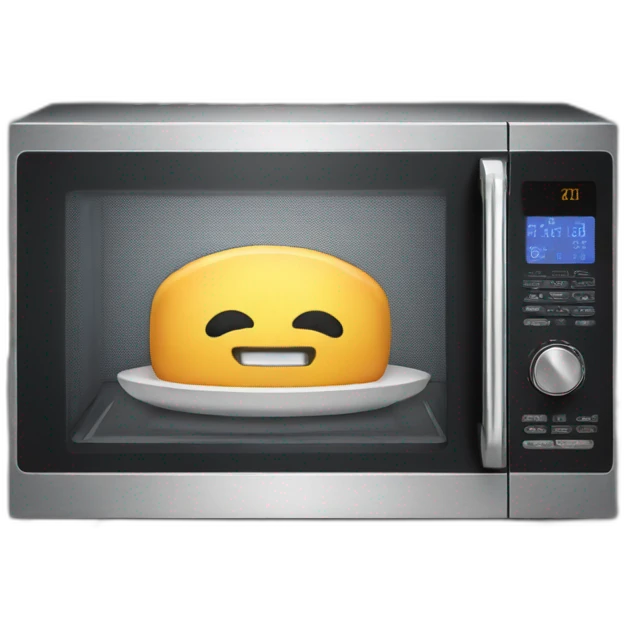 microwave on a counter emoji