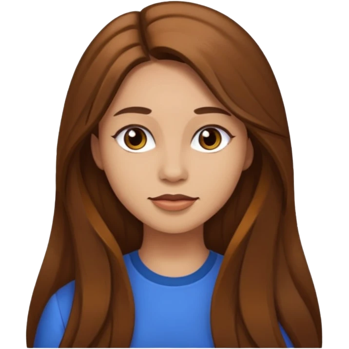Aundrea Fimbres with long brown hair, light skin emoji