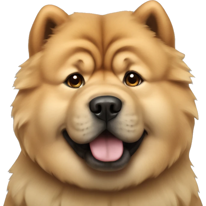 Chow chow dog emoji