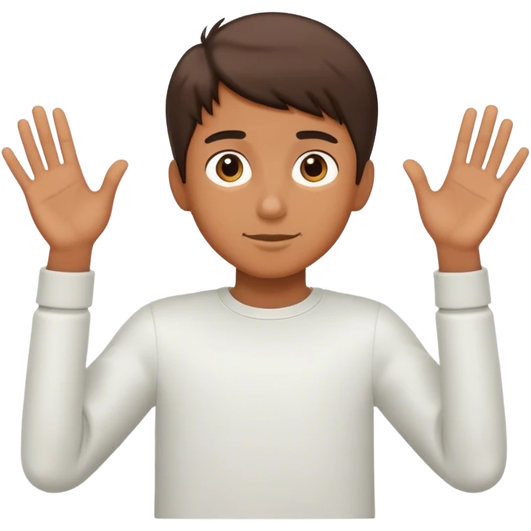 Boy with long arms  emoji