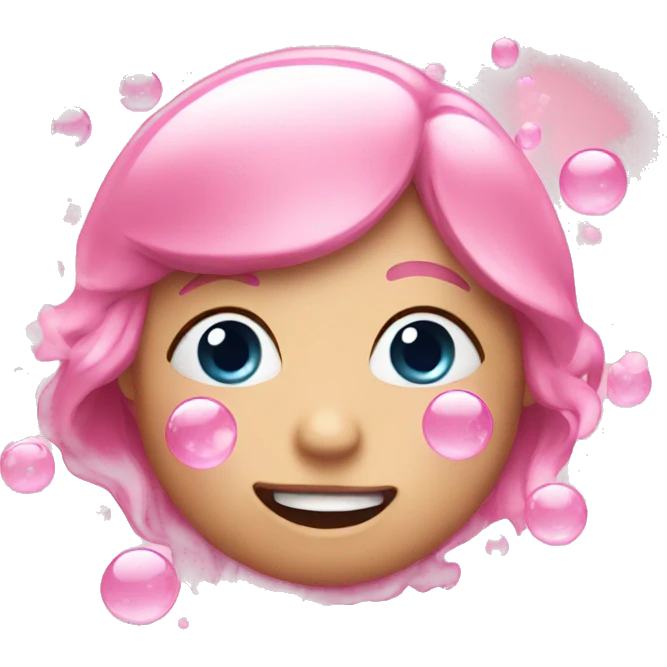 Pink Bubbles emoji